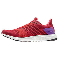 Adidas Ultra Boost ST Women's Running Shoes, Red/Pink